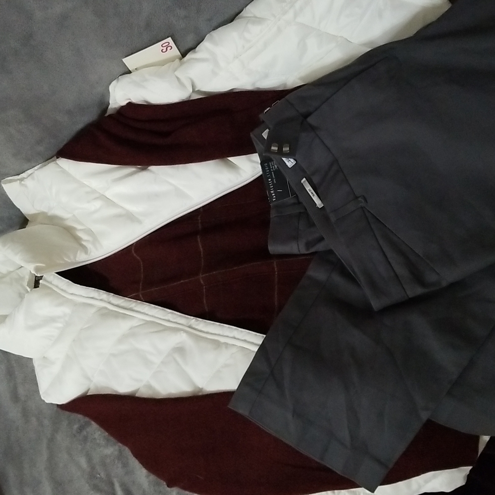 Sonoma White Puffer Vest - Large